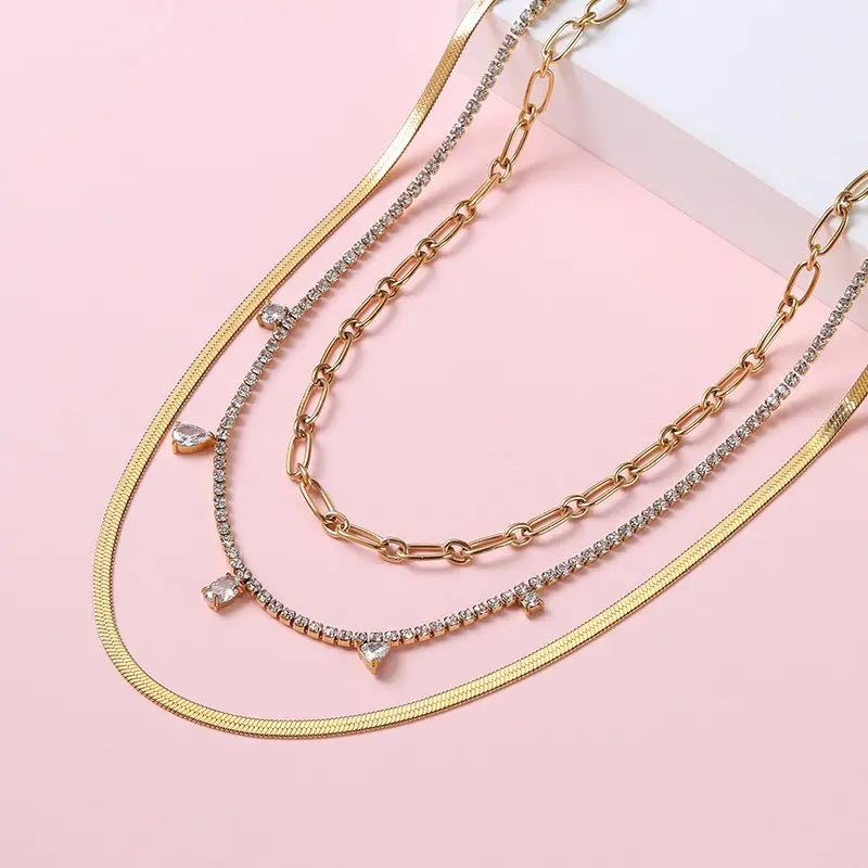 Layered In Love Necklace