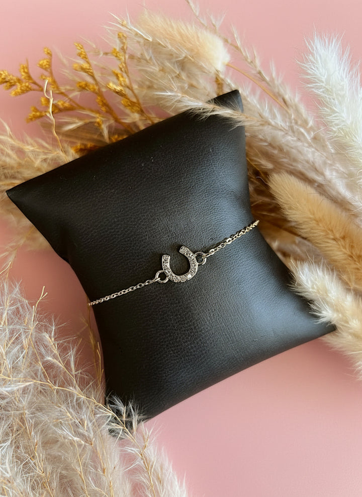 The Lucky Charm 18K Horseshoe Bracelet