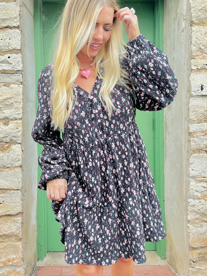 She's Everything Floral Babydoll Dress