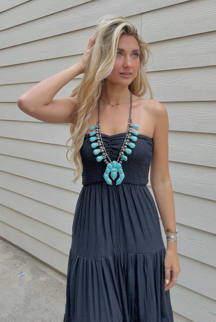 Sunset Stroll Smocked Maxi Dress
