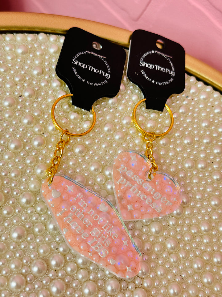 Iridescent Acrylic Keychains