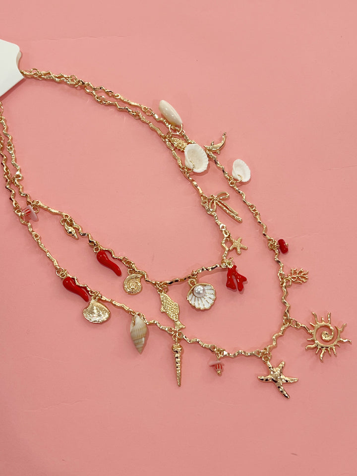 Island Glow Charm Necklace