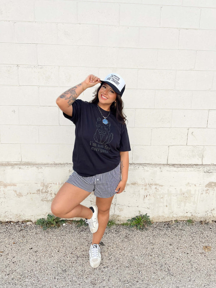 I'm Not For Everyone Cat Graphic Tee