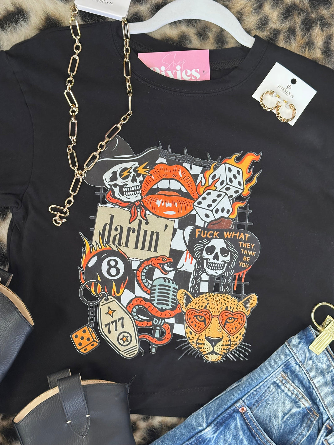 Darlin' Collage Graphic Tee
