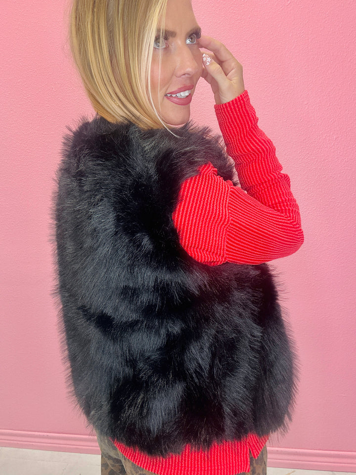 The Faux Fabuluxe Vest