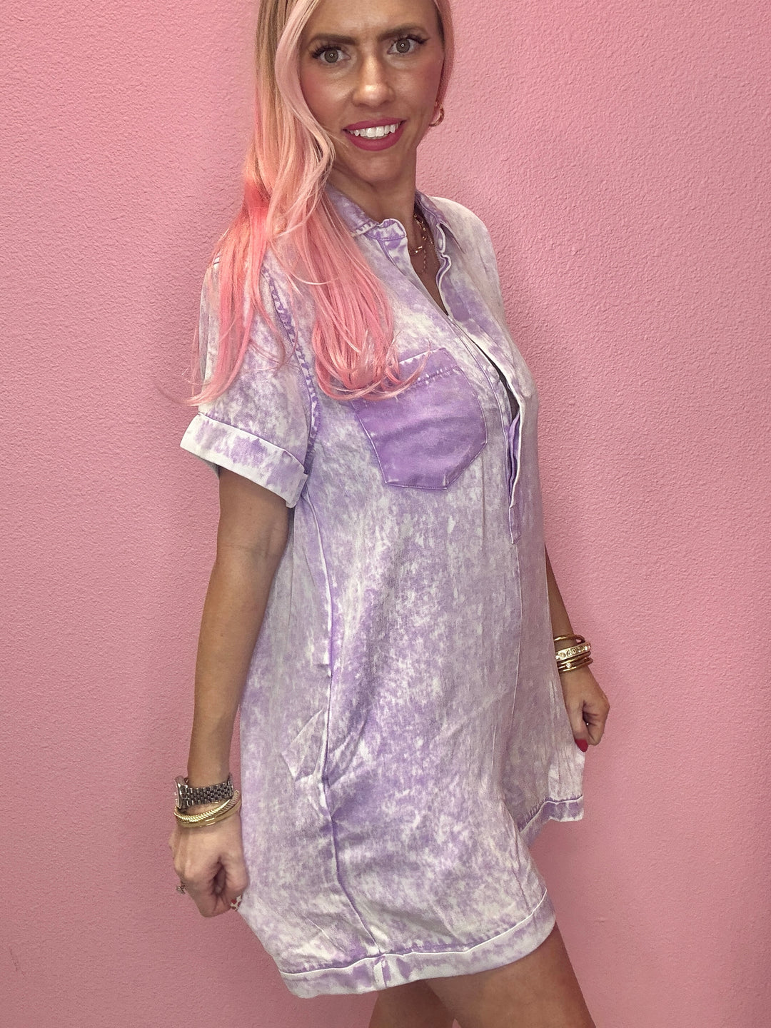 The Sophie Lilac Romper