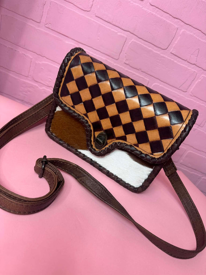 The Saddle Check Crossbody