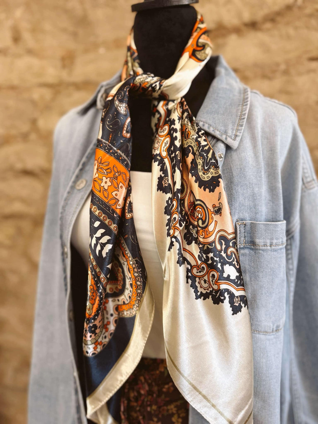 The Sunset Garden Bloom Scarf