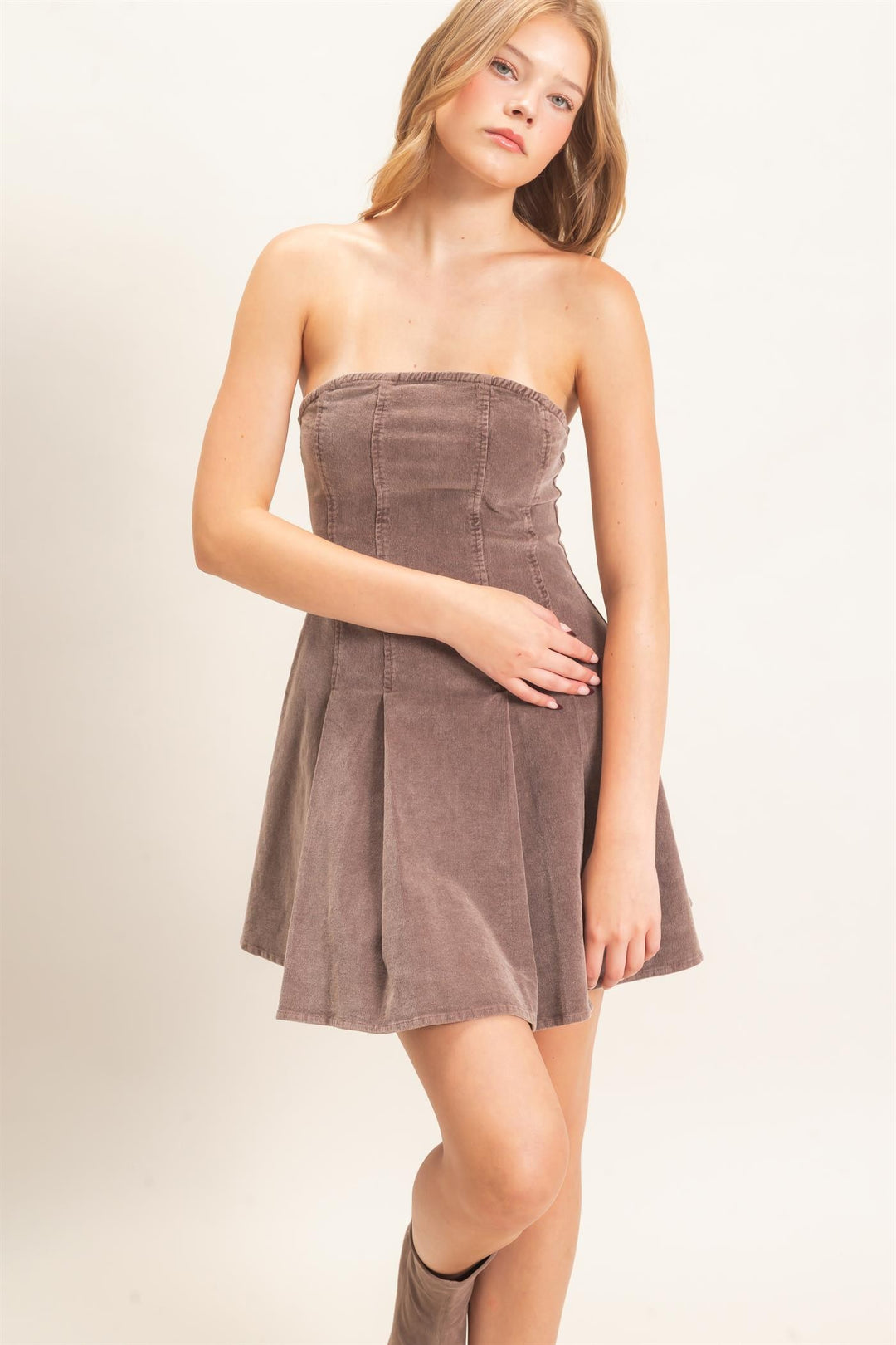 Mina Muse Strapless Dress