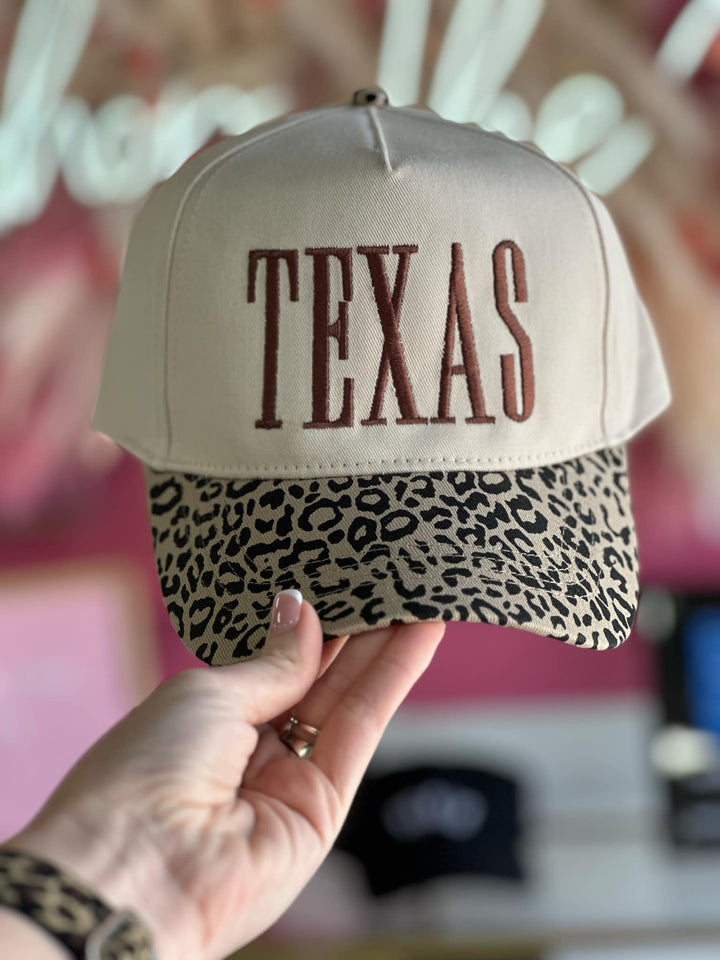 Texas Leopard Trucker Hat