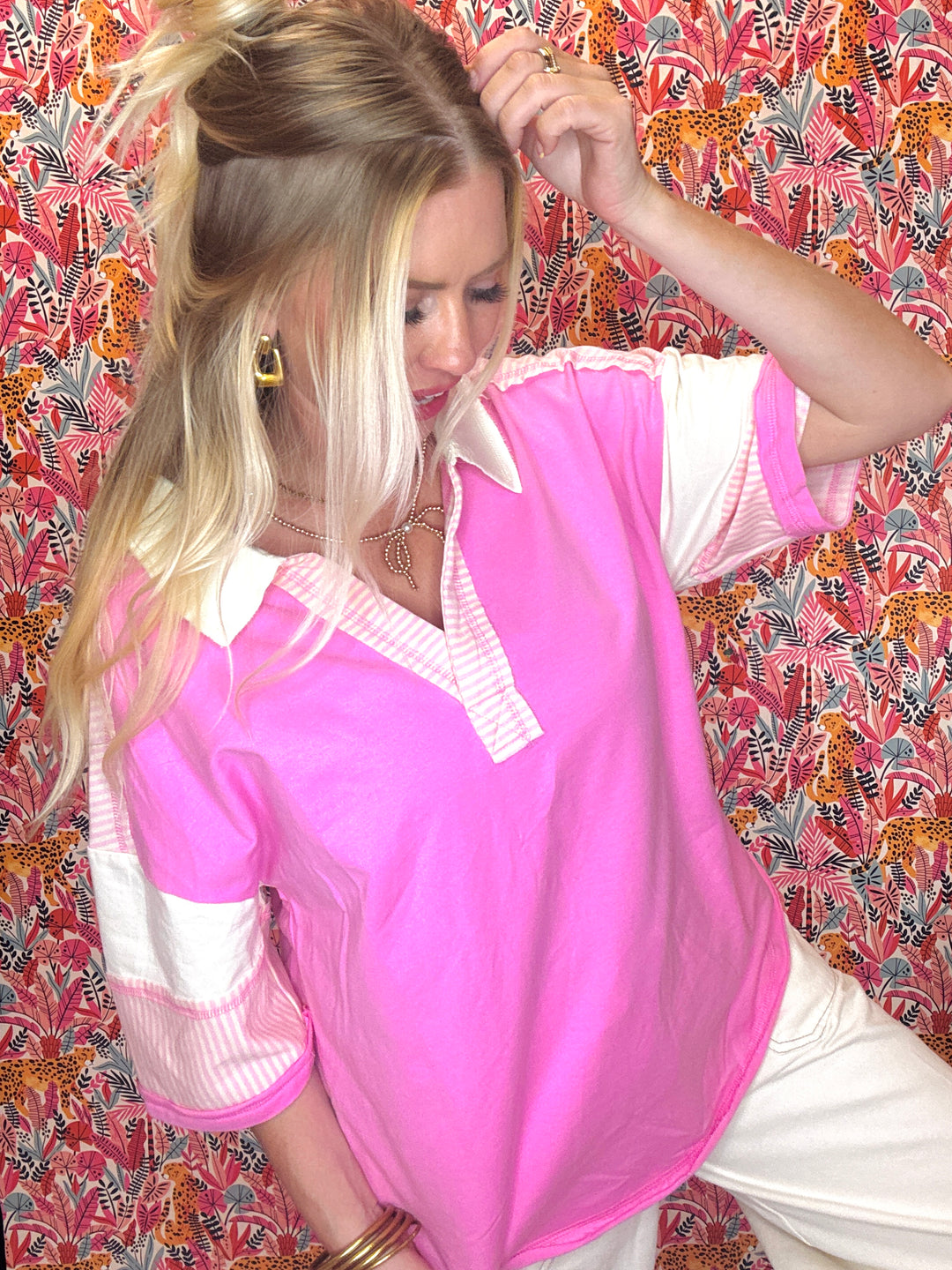The Jojo Collared Top