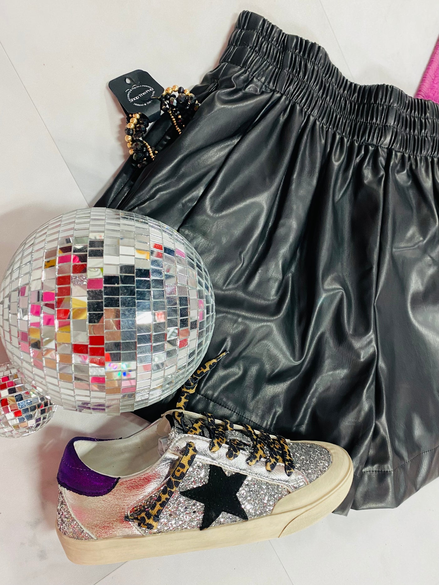 The Kelsea Leather Shorts