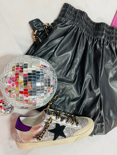 The Kelsea Leather Shorts