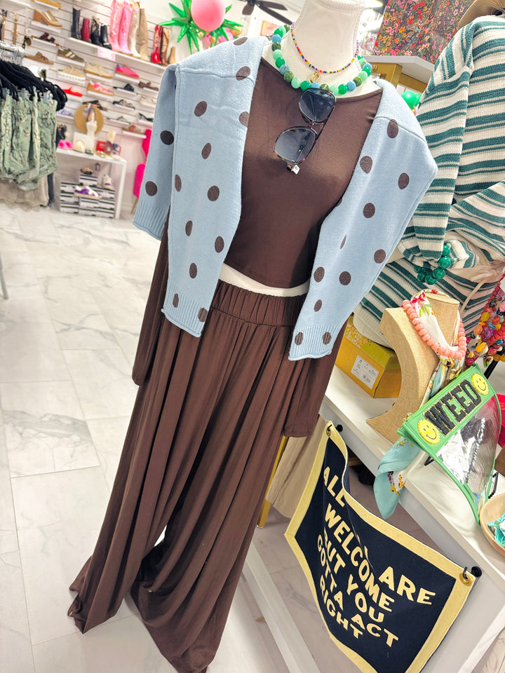 The Callie Polka Dot Cardigan