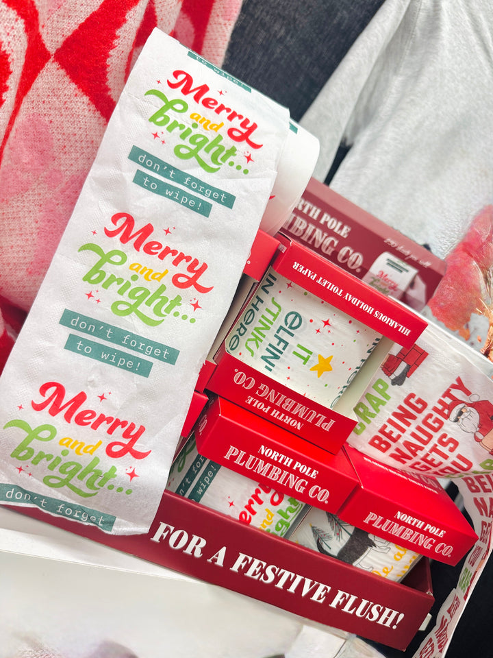 Funny Holiday Toilet Paper
