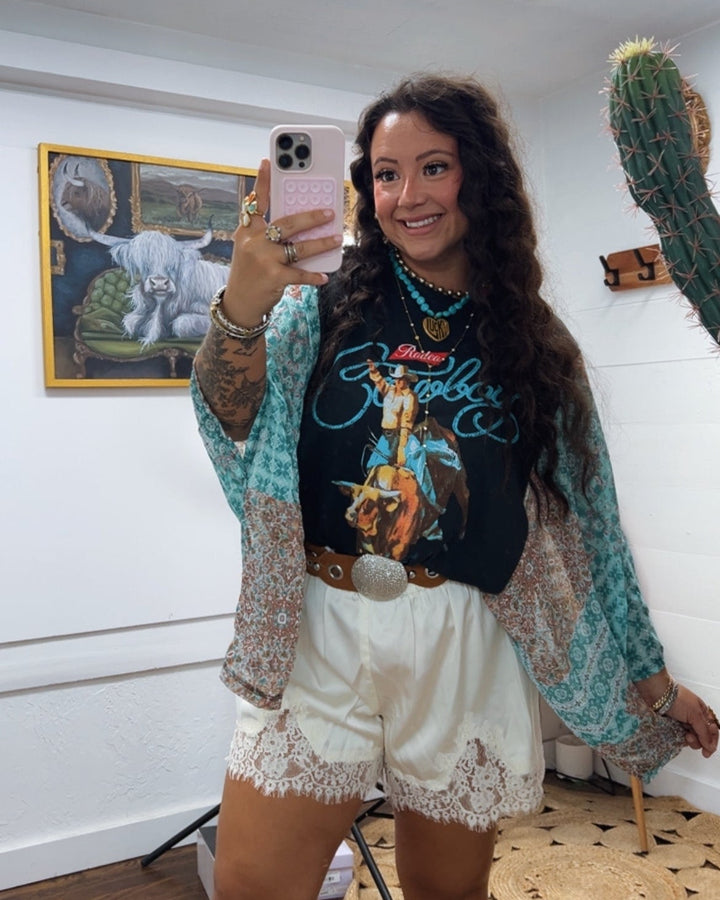 Rodeo Cowboy Kaftan Top
