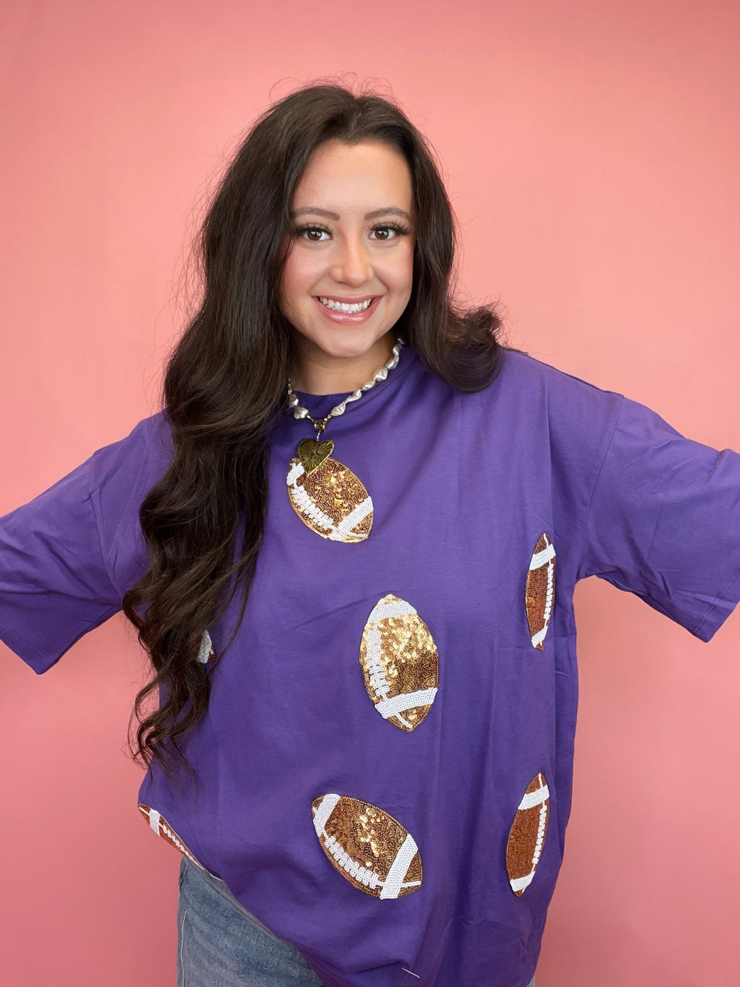 Game Day Dazzling Football T-shirt