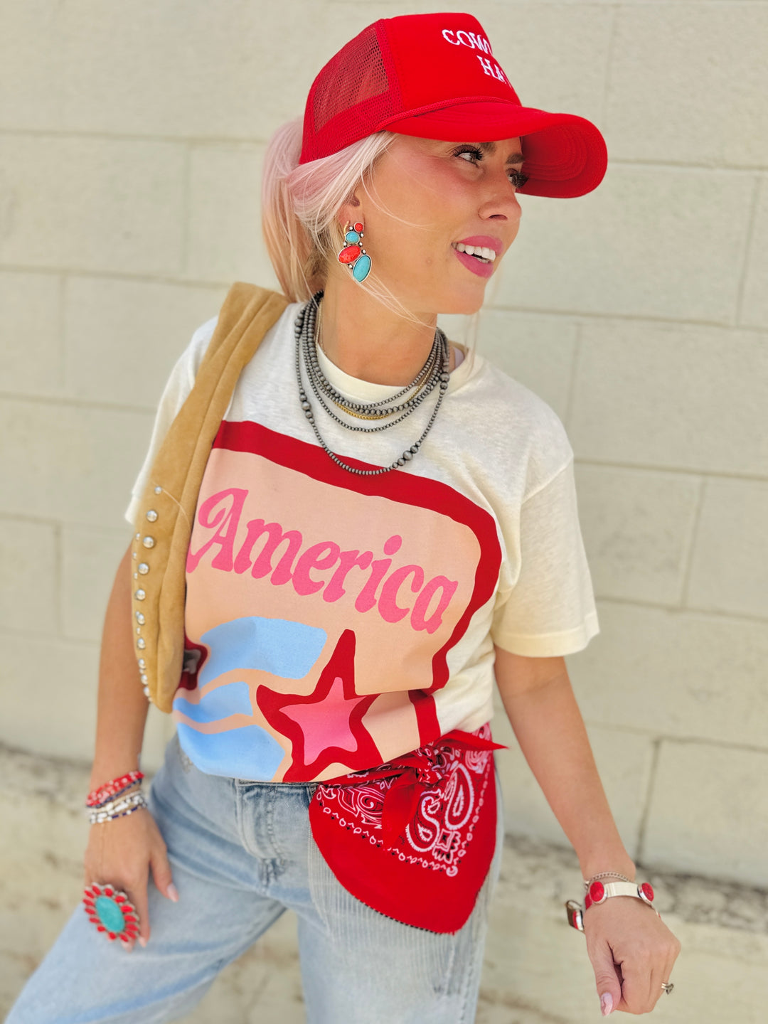 Bling Chain Fringe Bandana