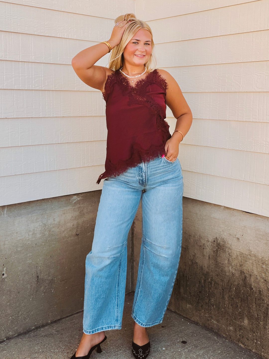 Lace & Lovely Asymmetrical Cami