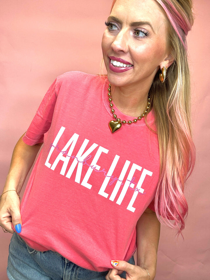 Granbury Lake Life Comfort Color Tee