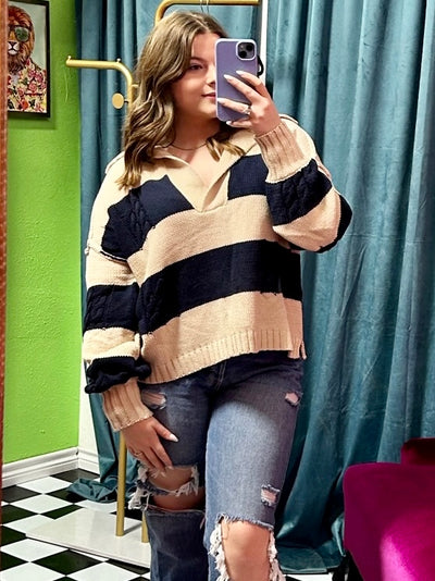 The Jaclyn Striped Sweater