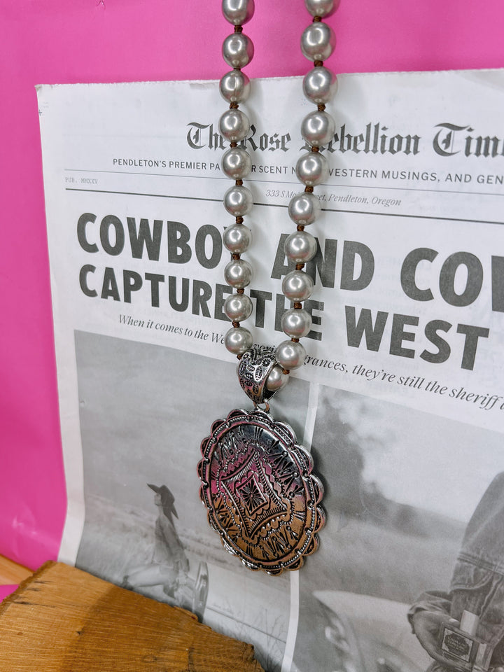 Concho Statement Necklace