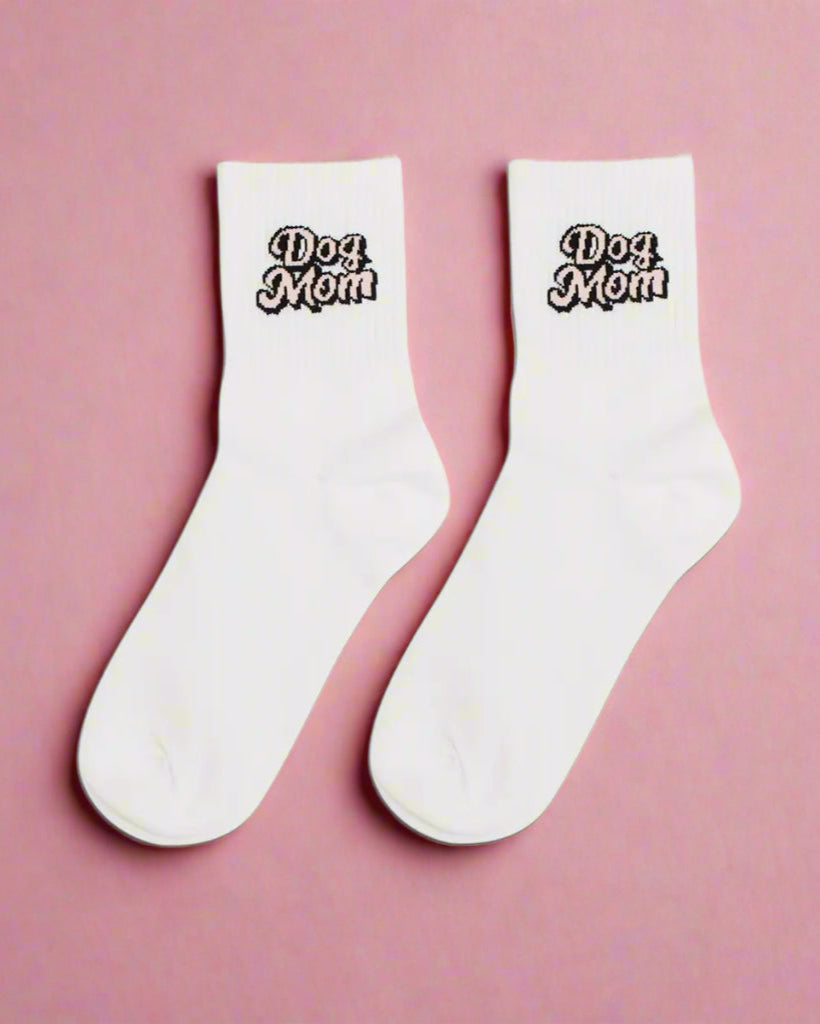 Dog Mom Crew Socks
