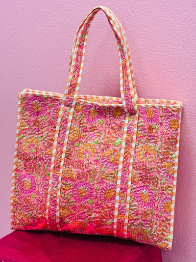The Mila Quilted Tote Bag