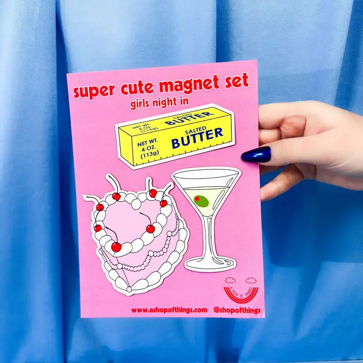 Girls Night in Magnet Set