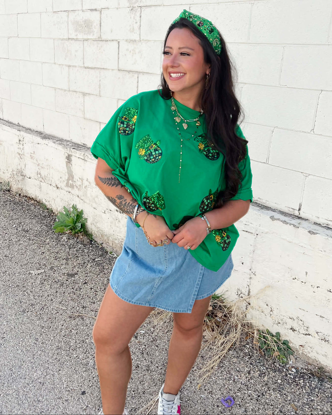 Lucky Disco Ball Sequin Top