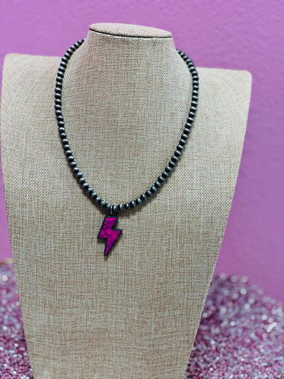 The Callie Lightning Bolt Necklace