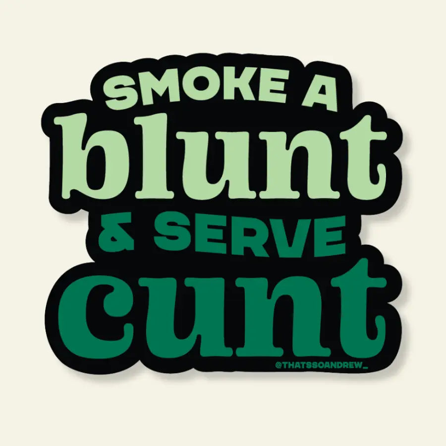 Smoke Blunt Sticker