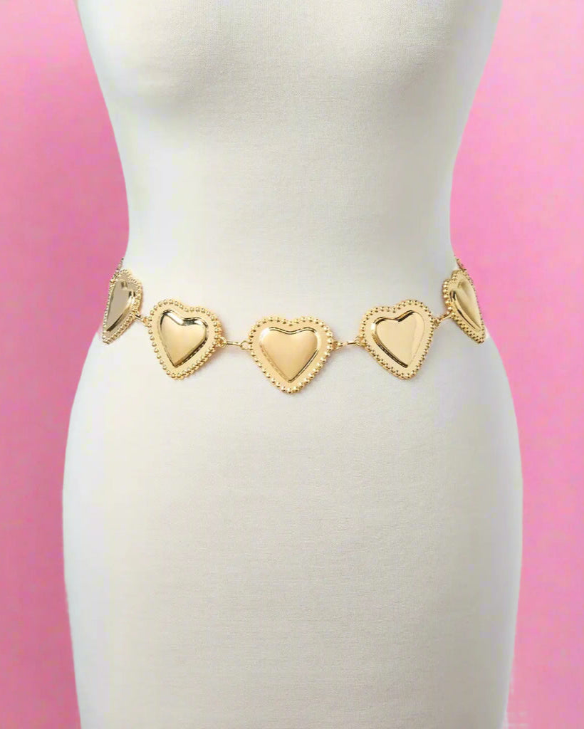 Linked In Love Chain Belt
