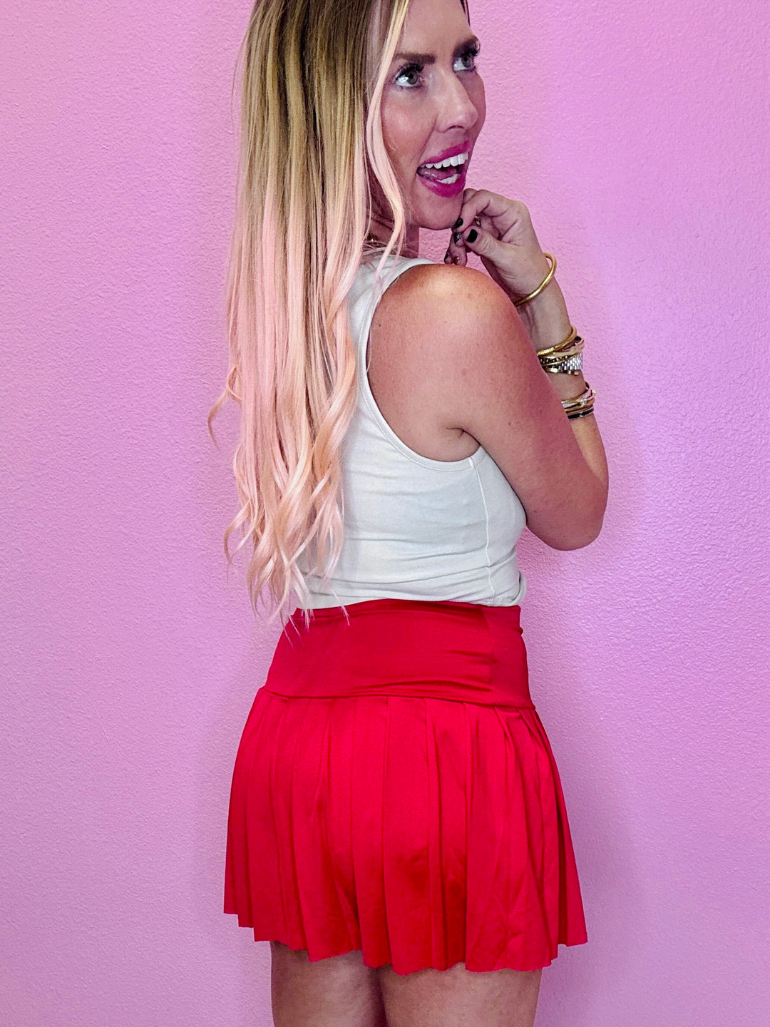 Courtside Pleated Skort