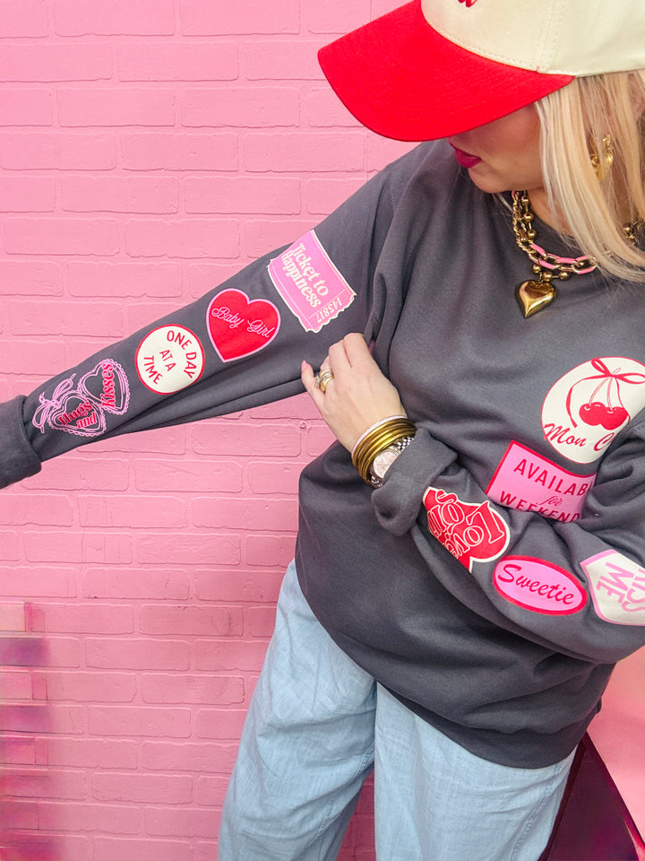 Lover Girl Patch Sweater
