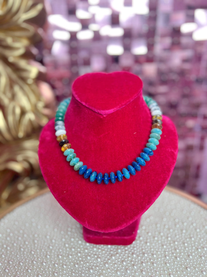 Ocean View Beaded Necklace