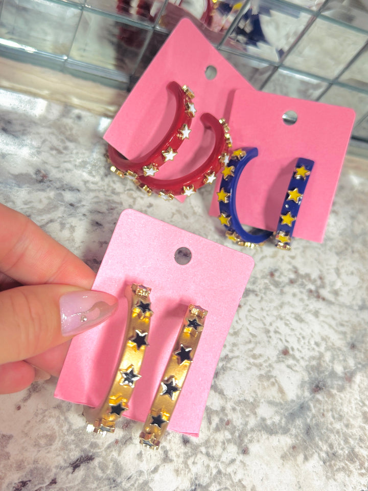 Star Hoop Earring