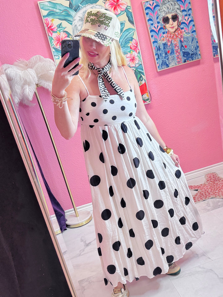 Empire Polka Dot Dress