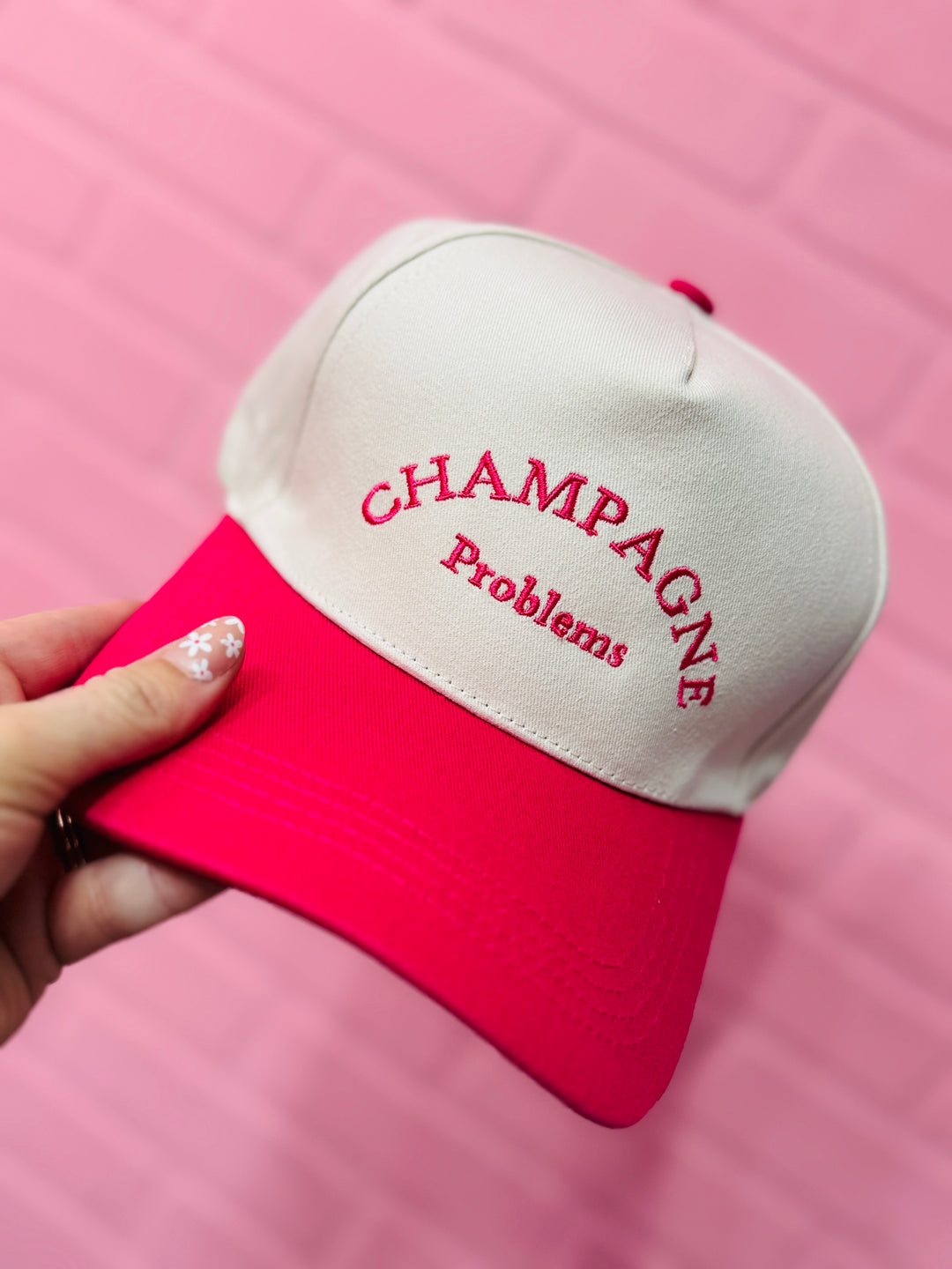 Champagne Problems Trucker Hat