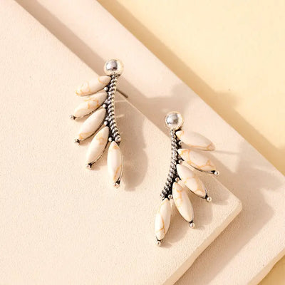 Vera Leaf Stud Earrings