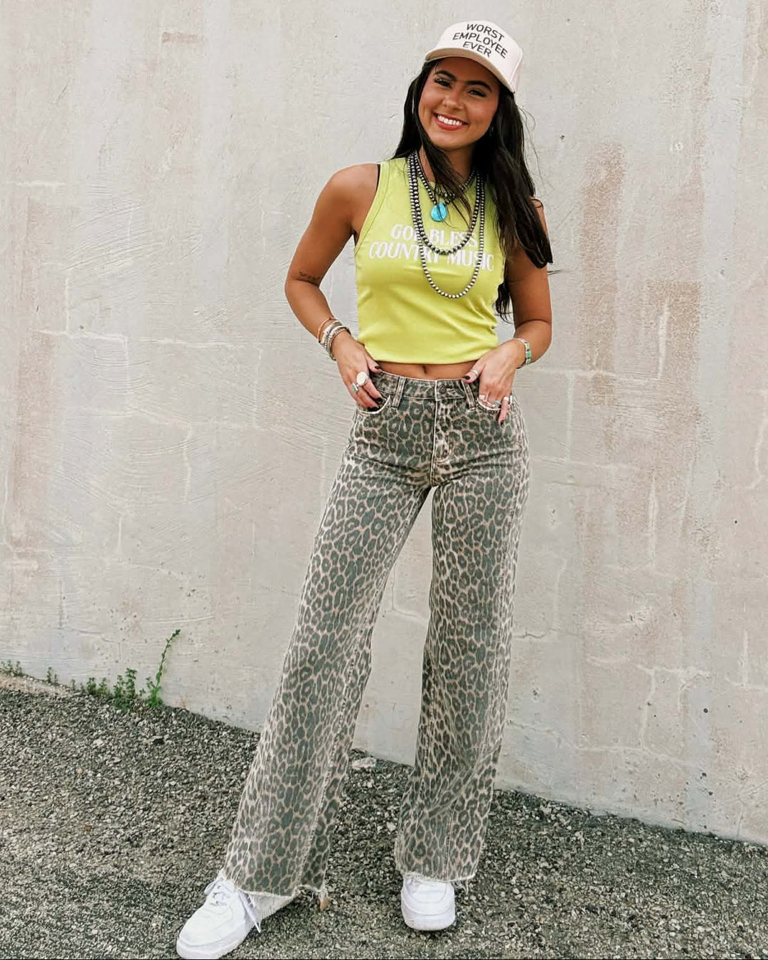The Strut & Leopard Wide Leg Jeans