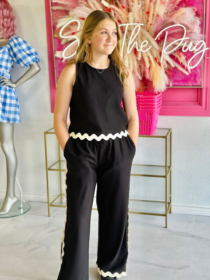 The Sandra Rick Rack Pants
