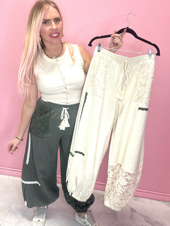 The Lace Accents Joggers