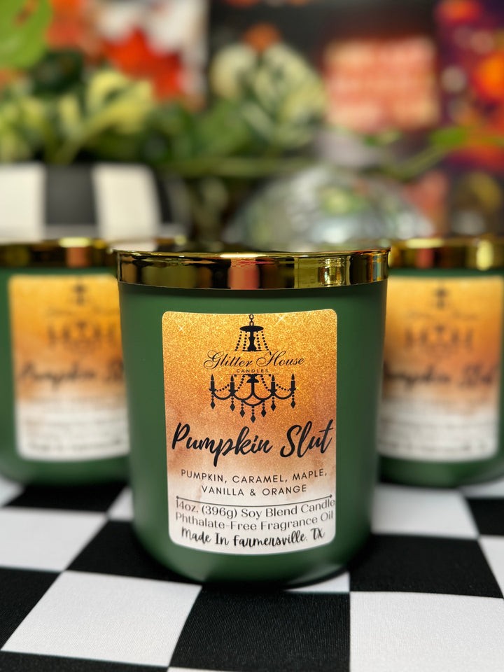 Glitter House Candles Matte Green 14oz Candle