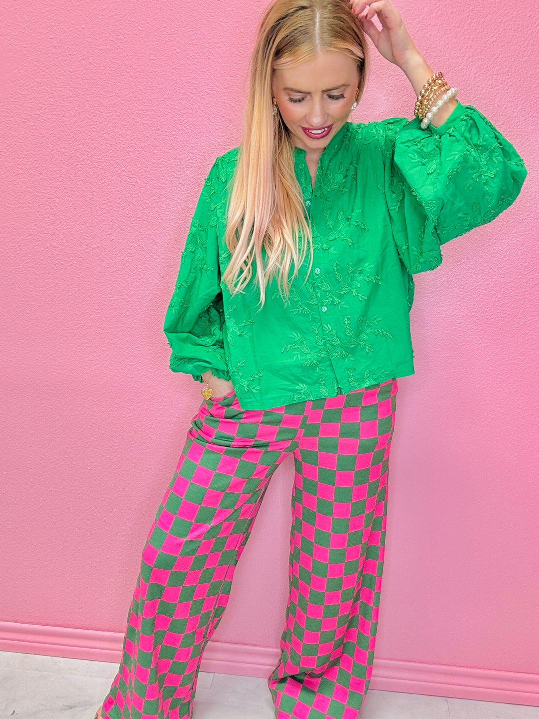 The Riley Checkered Pants