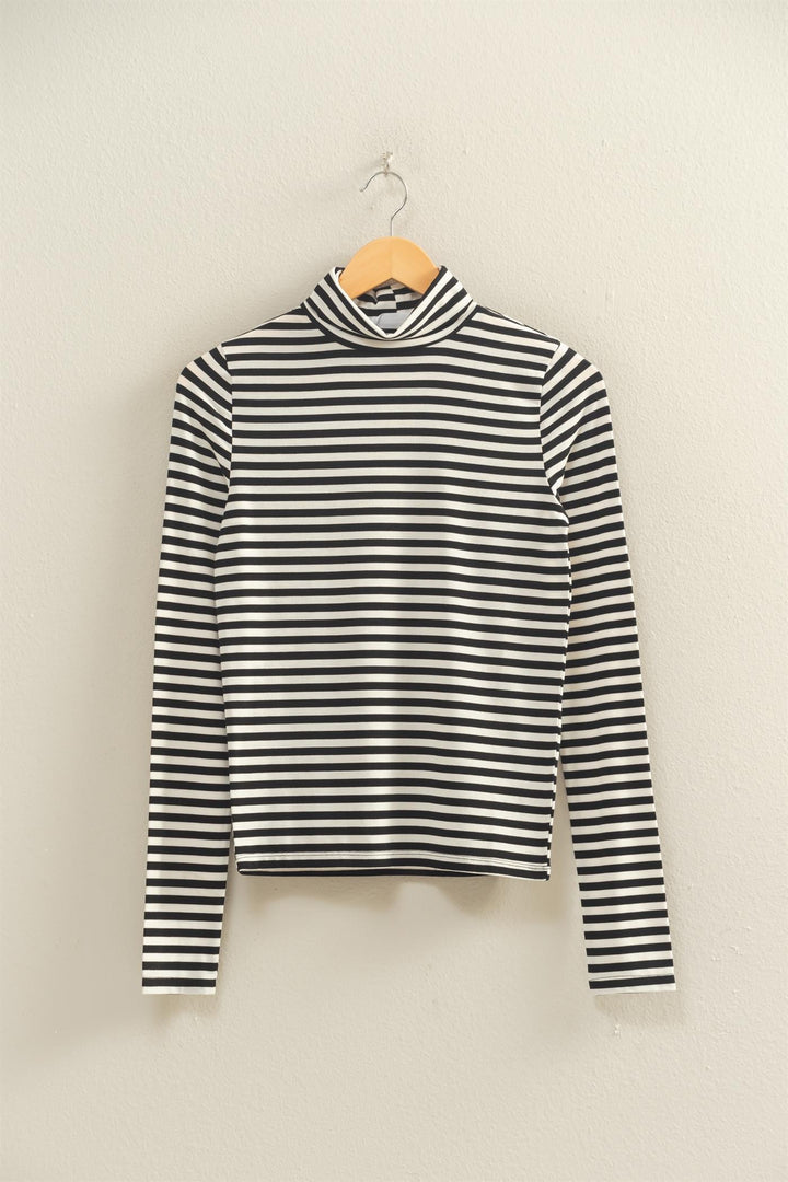 The Timeless Stripe Turtleneck