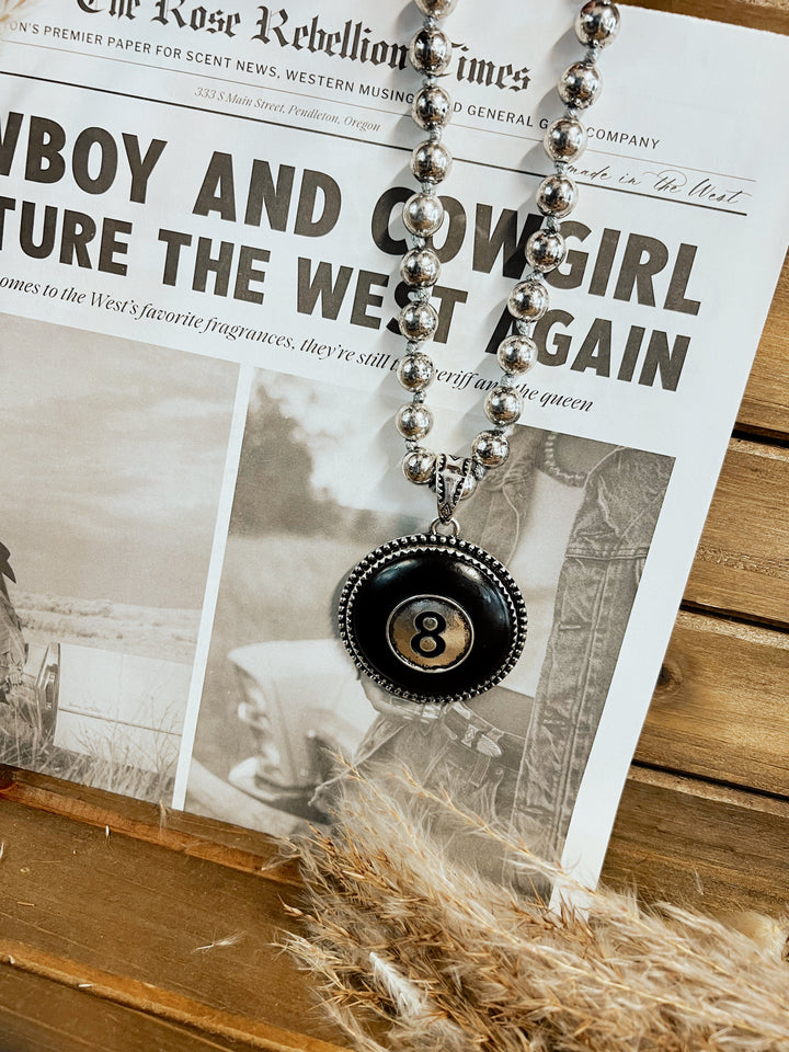 Lucky Break 8-Ball Necklace