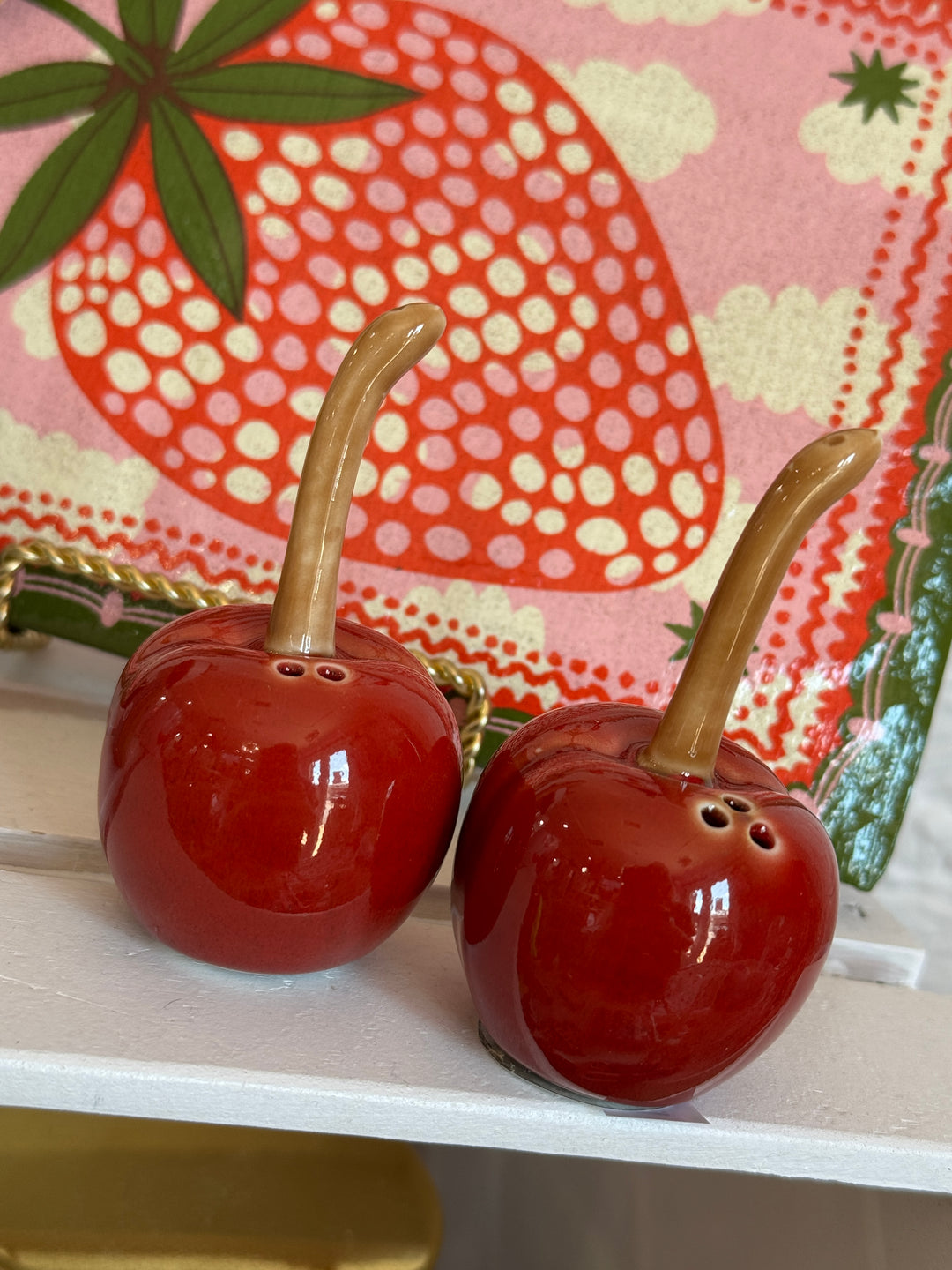 Cherry Salt & Pepper Shakers