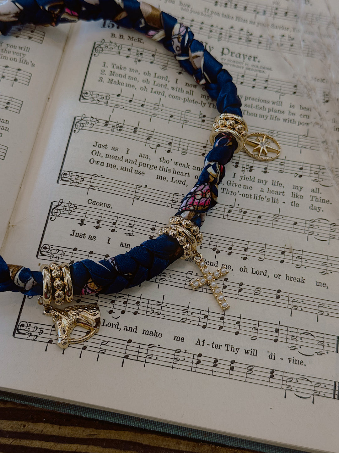 Braided Beauty Charm Necklace