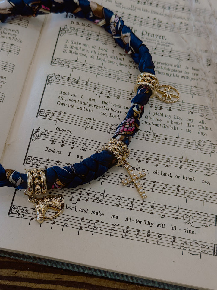 Braided Beauty Charm Necklace